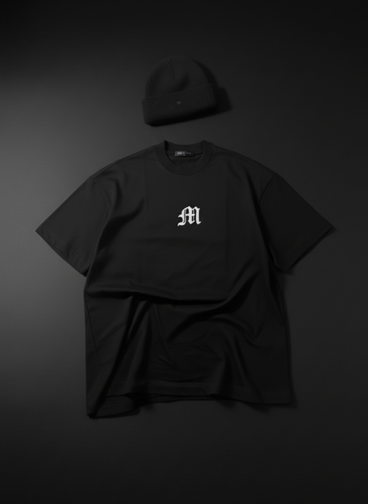 TSHIRT OVERSIZE NEGRA CHINESE