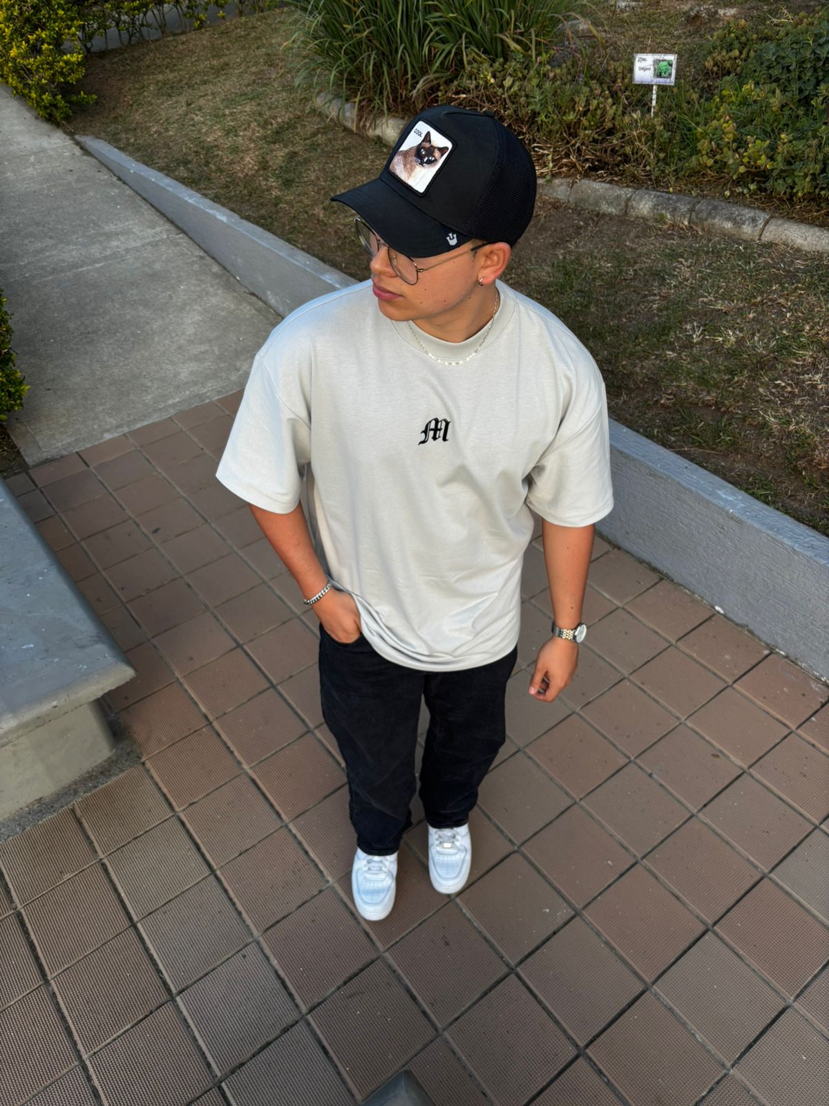 Camiseta gris drop chinese culture