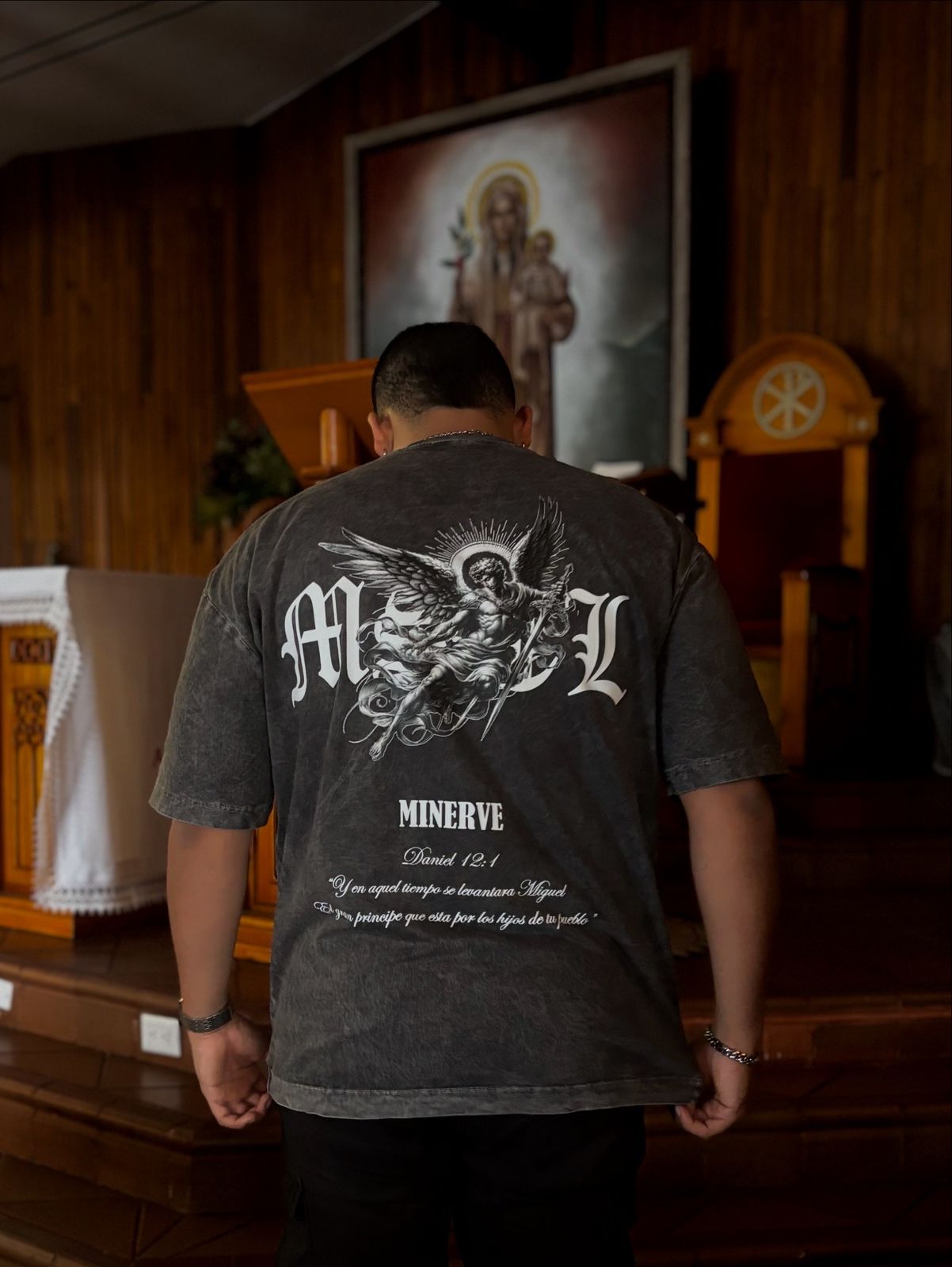 TSHIRT OVERSIZE ACID GRIS DIVINITY