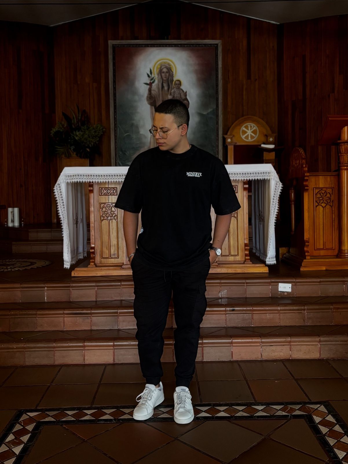 TSHIRT OVERSIZE ACID NEGRA DIVINITY