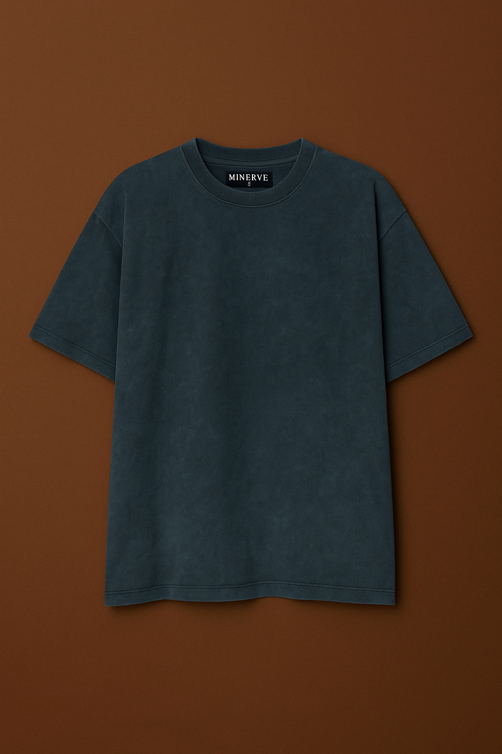 Camiseta Oversize Acid wash Azul