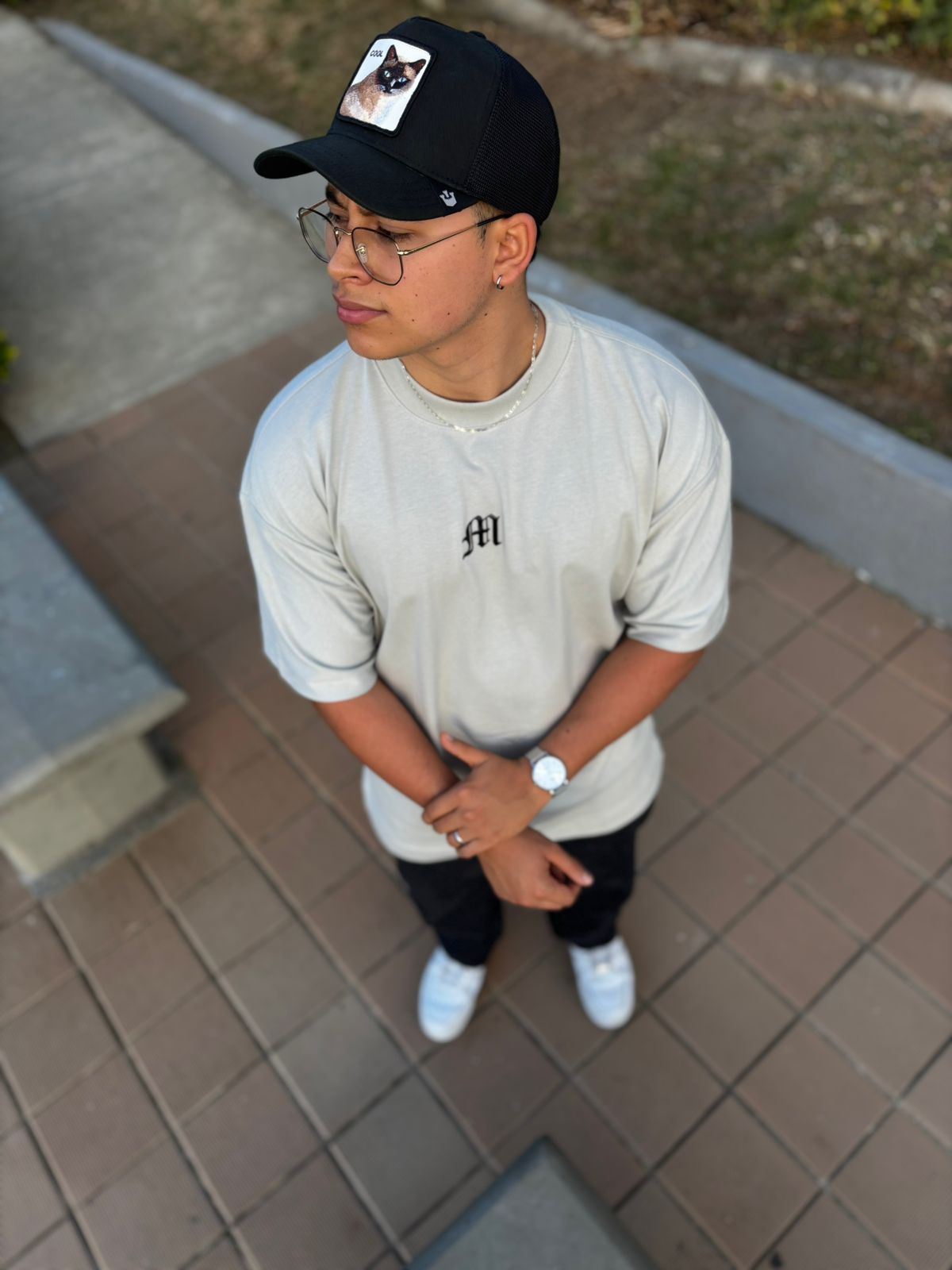 Camiseta gris drop chinese culture